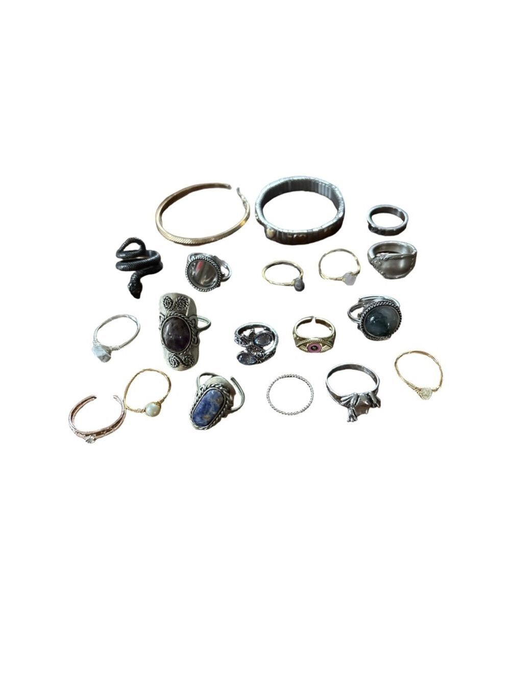 Women's Unbranded Assorted Costume Jewelry Various Sz Silver Gold Toned